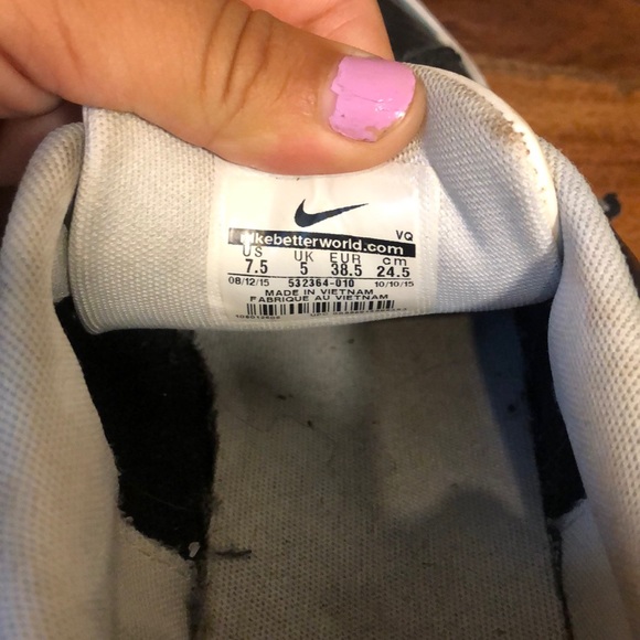 Navy leather Nike Court Tour sneakers - Picture 8 of 8